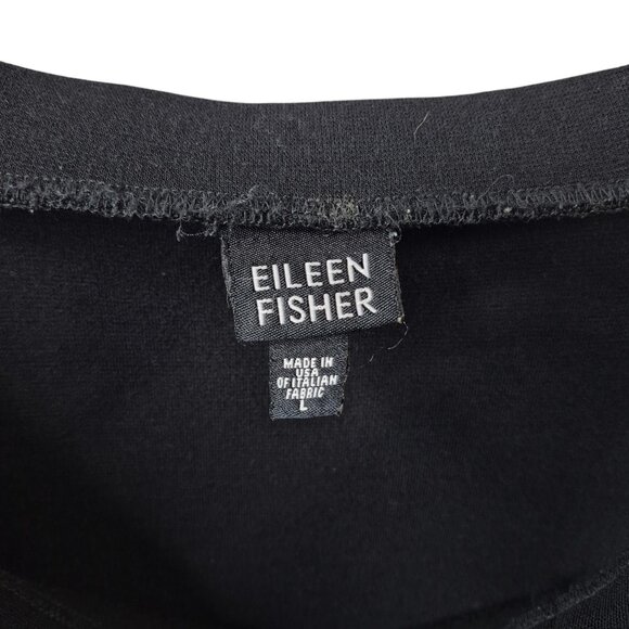 Eileen Fisher Womens Skirt Size L Knit Wool Blend Pull On Midi Length Career - Picture 4 of 7